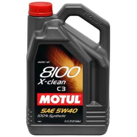 Motul 8100 5W40 X-CLEAN C3 -505 01-502 00-505 00-LL04 1L (Case of 12)