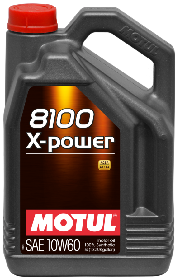 Motul 8100 10W60 X-Power 5L (Case of 4) - Image 2