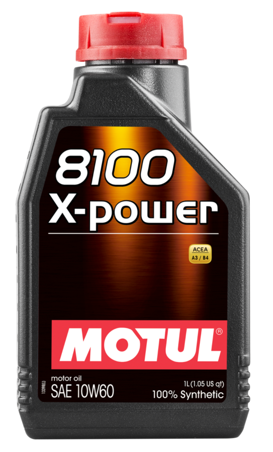 Motul 8100 10W60 X-Power - ACEA A3/B4 1L (Case of 12)