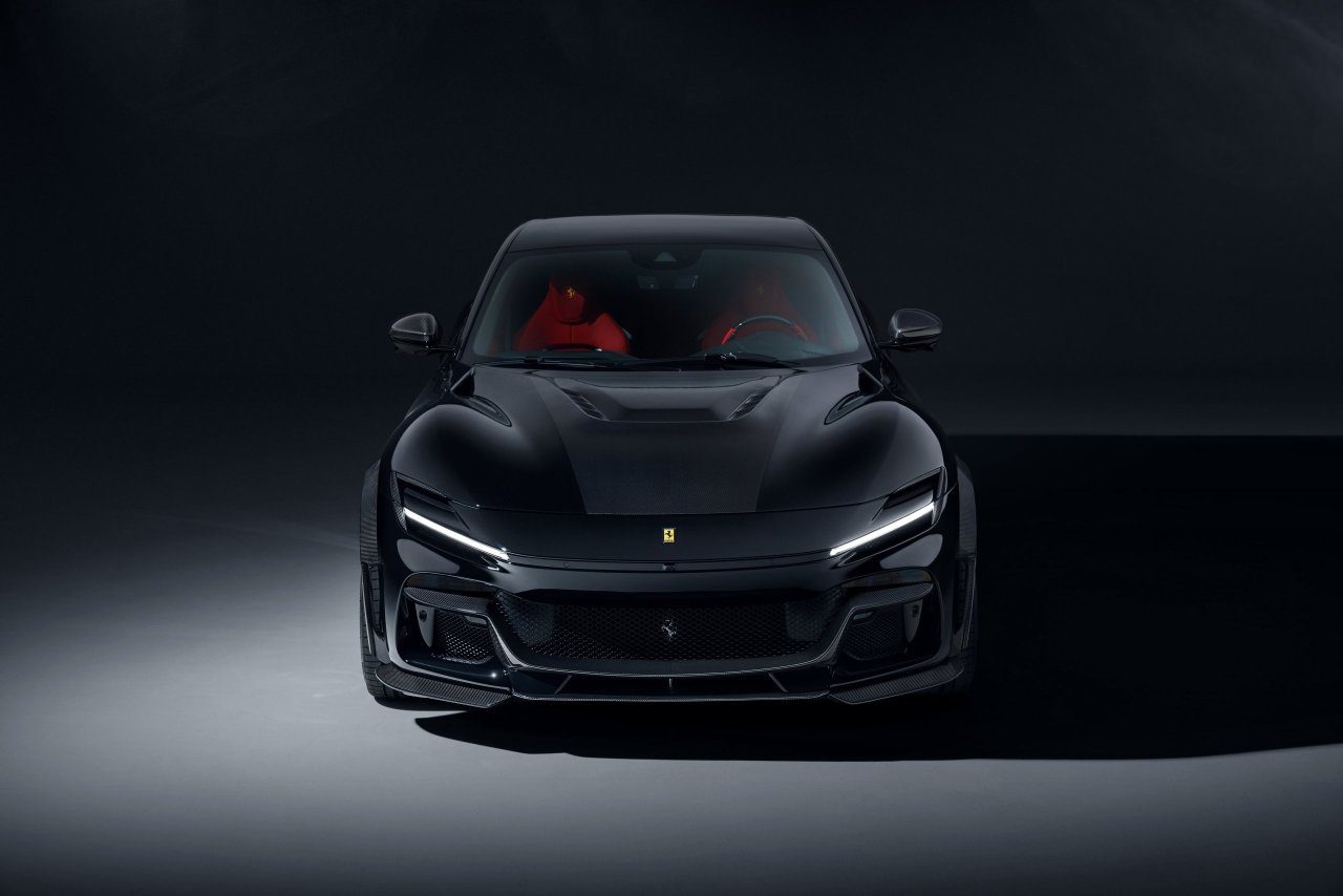 NOVITEC ESTESO 2023+ Ferrari Purosangue Carbon Front Lip Side Attachments - Image 7