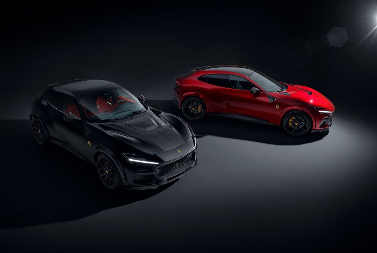 NOVITEC ESTESO 2023+ Ferrari Purosangue Carbon Front Lip Side Attachments - Image 9