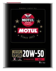 Motul 20W50 Classic Performance Oil - 10x2L (10-Pack)