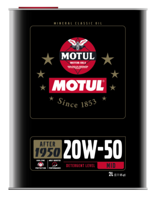 Motul 20W50 Classic Performance Oil - 10x2L (10-Pack)
