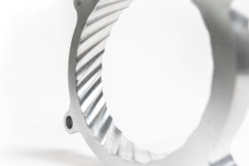 Steeda Mustang GT Coyote Throttle Body Spacer Swirl Pattern