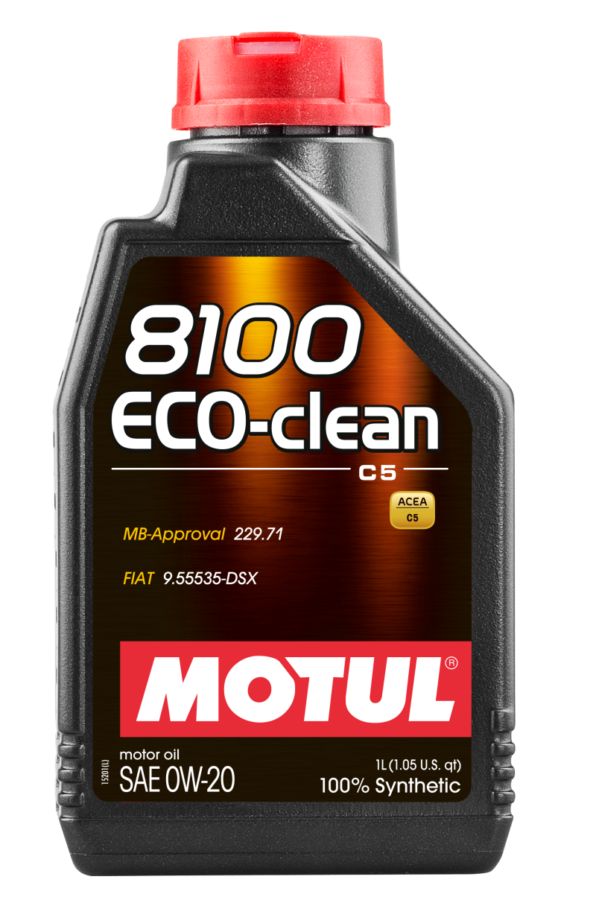 Motul 8100 Eco-Clean 0W20 1L (Case of 12)