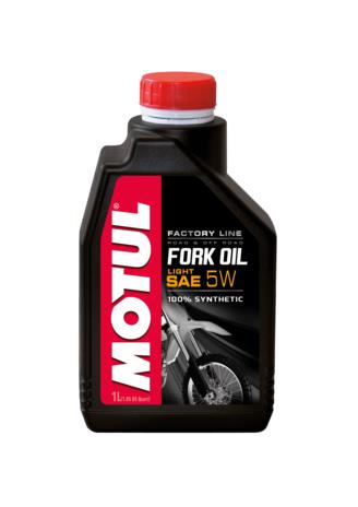 Motul Suspension FORK OIL Factory Line LIGHT/MED. 7.5W - Synthetic Ester 1L (6-Pack)