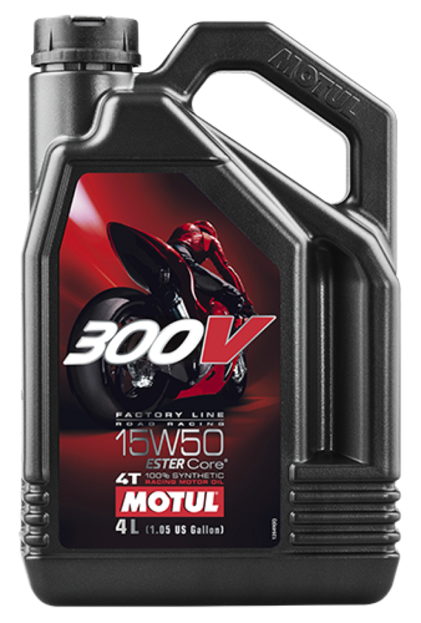 Motul Factory Line Road Racing 300V 15W50 4L (Case of 4)