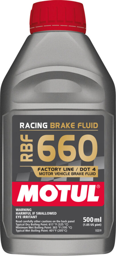 Motul Brake Fluid RBF 660 - Racing DOT 4 1/2L (Case of 12) - Image 2