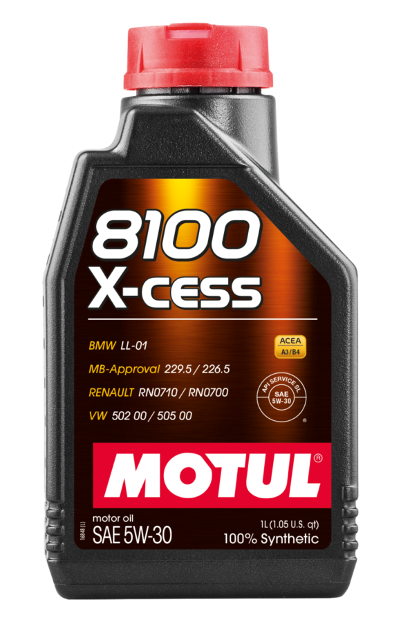 Motul Synthetic Engine Oil 8100 5W30 X-CESS 1L (Case of 12) - Image 2
