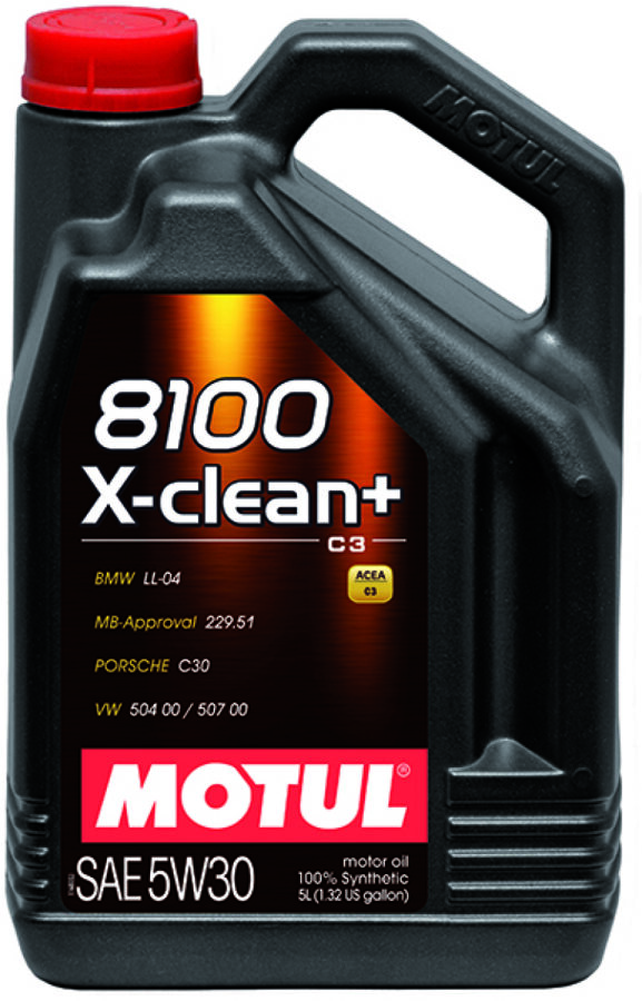 Motul 8100 5W30 X-CLEAN Plus 5L (Case of 4) - Image 2