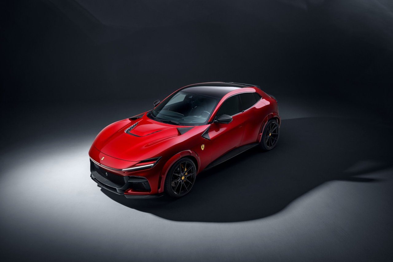 NOVITEC ESTESO 2023+ Ferrari Purosangue Carbon Front Lip Side Attachments - Image 6