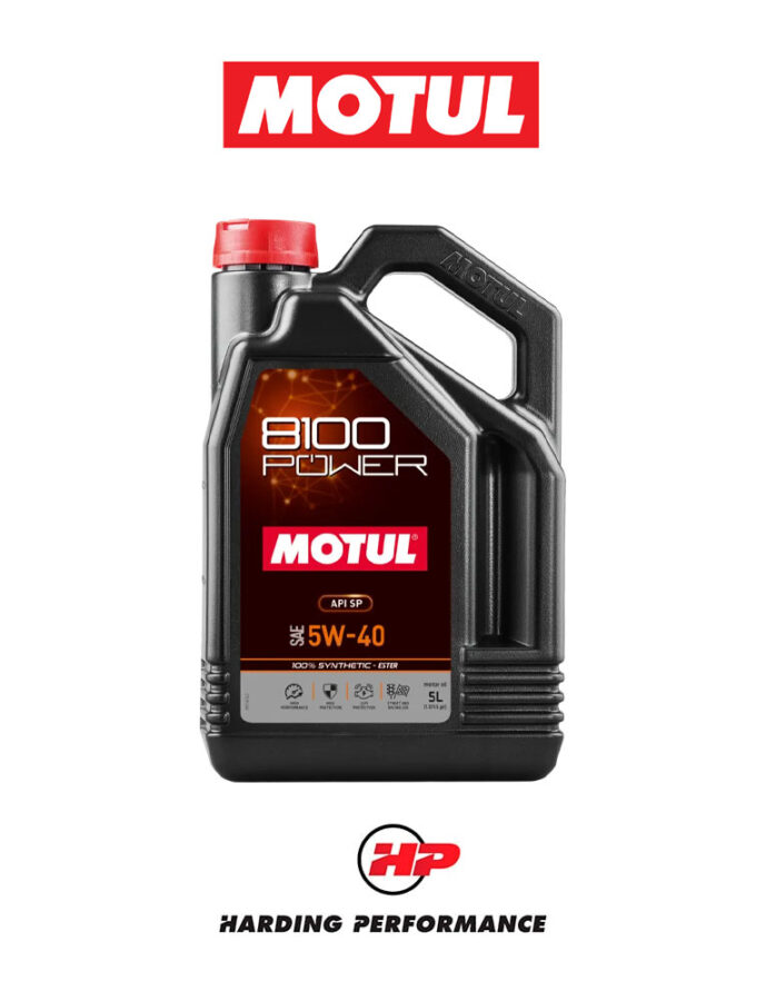 Motul 8100 Power 5W40 Full Synthetic Engine Oil 5L (Case of 4)