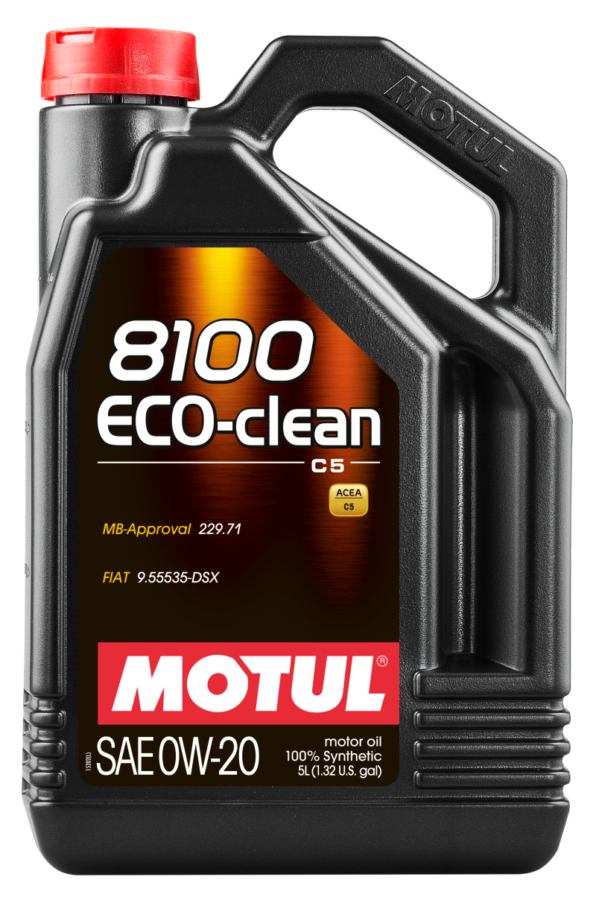 Motul 8100 0W20 Eco-Clean 5L (Case of 4) - Image 2