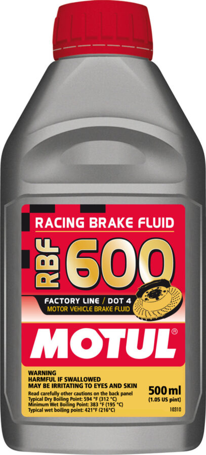 Motul Brake Fluid RBF 600 - Racing DOT 4 1/2L (Case of 12) - Image 2