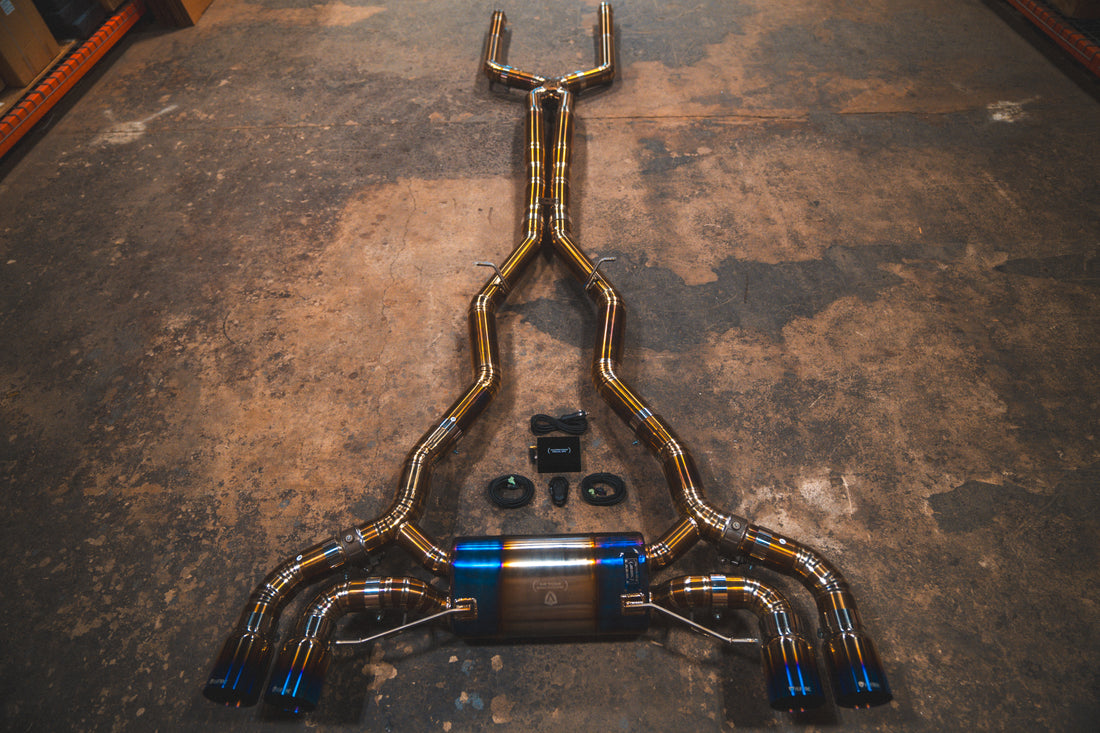 Valvetronic 2018-2023 BMW F90 M5 Titanium Valved Cat-Back Sport Exhaust - Chrome Tips