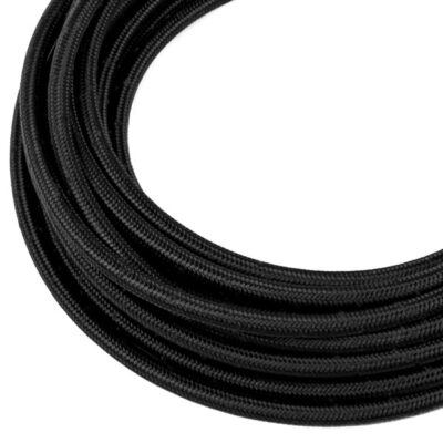10AN Braided Black Nylon Hose / Line (E85 + Race Fuel Safe) - BY THE FOOT