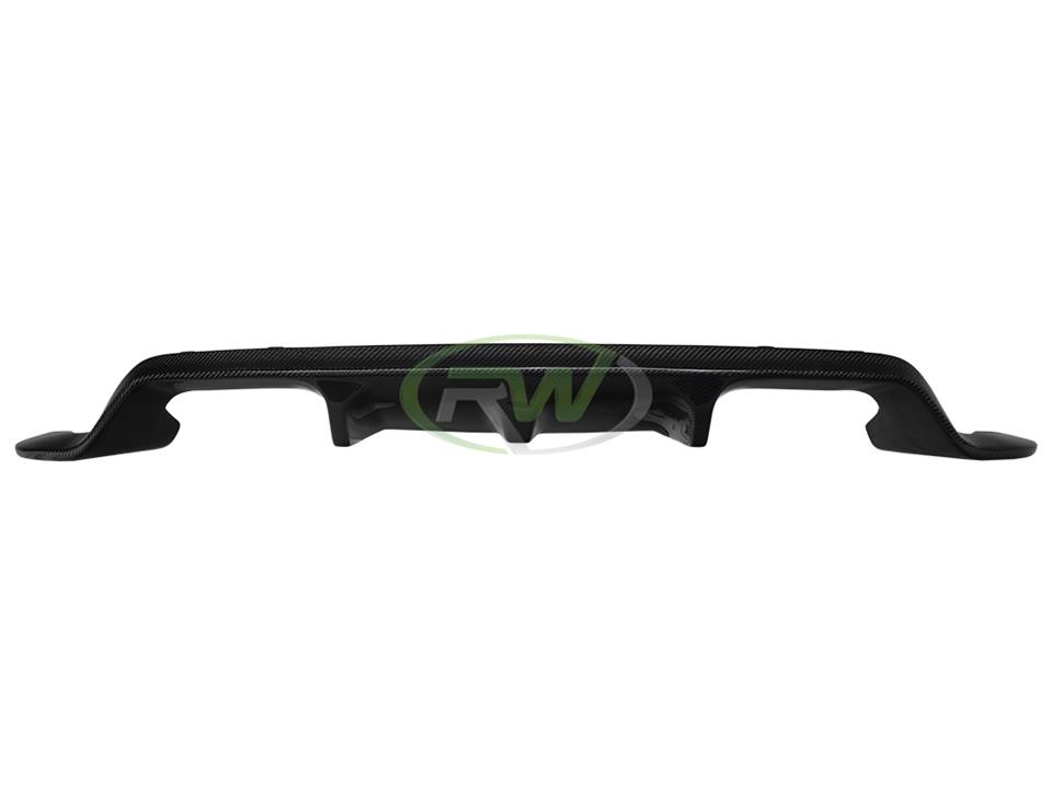 RW Carbon 2016-2021 BMW F87 M2 3D Style Carbon Fiber Diffuser - Image 15