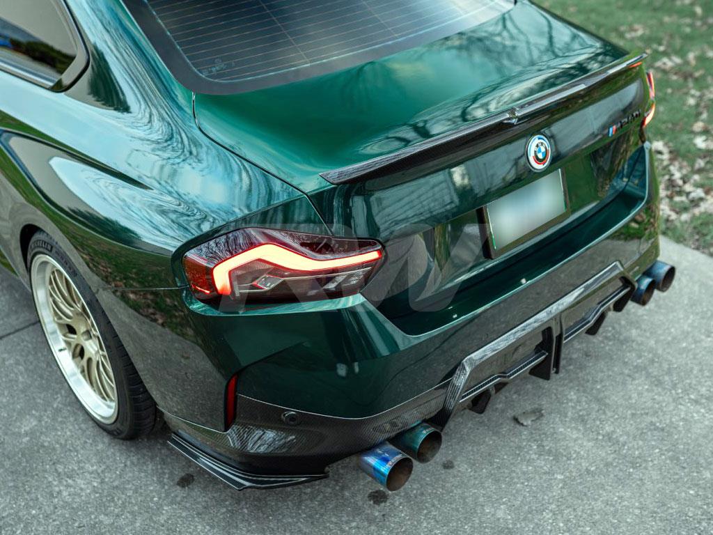 RW Carbon 2021-2026 BMW G42 2-Series DTM Carbon Fiber Diffuser - Image 4