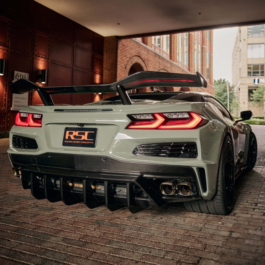 RSC 2023-2025 Chevrolet Corvette Z06 Carbon Fiber Z07 Wing Risers