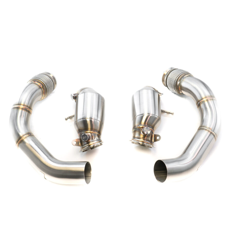 CTS Turbo 2018-2021 BMW F90 M5/M5C & BMW G15/G16 M8/M8C High-Flow Cats Downpipe Set