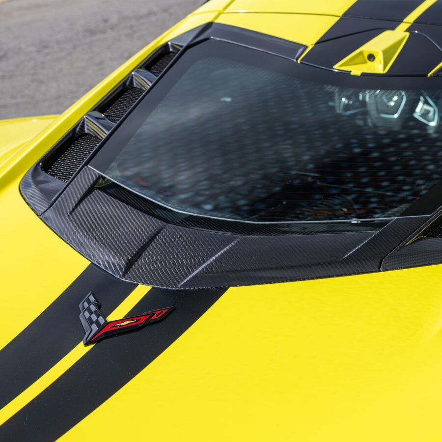 RSC 2020-2025 Chevrolet Corvette C8 Carbon Fiber Lower Engine Hatch Trim