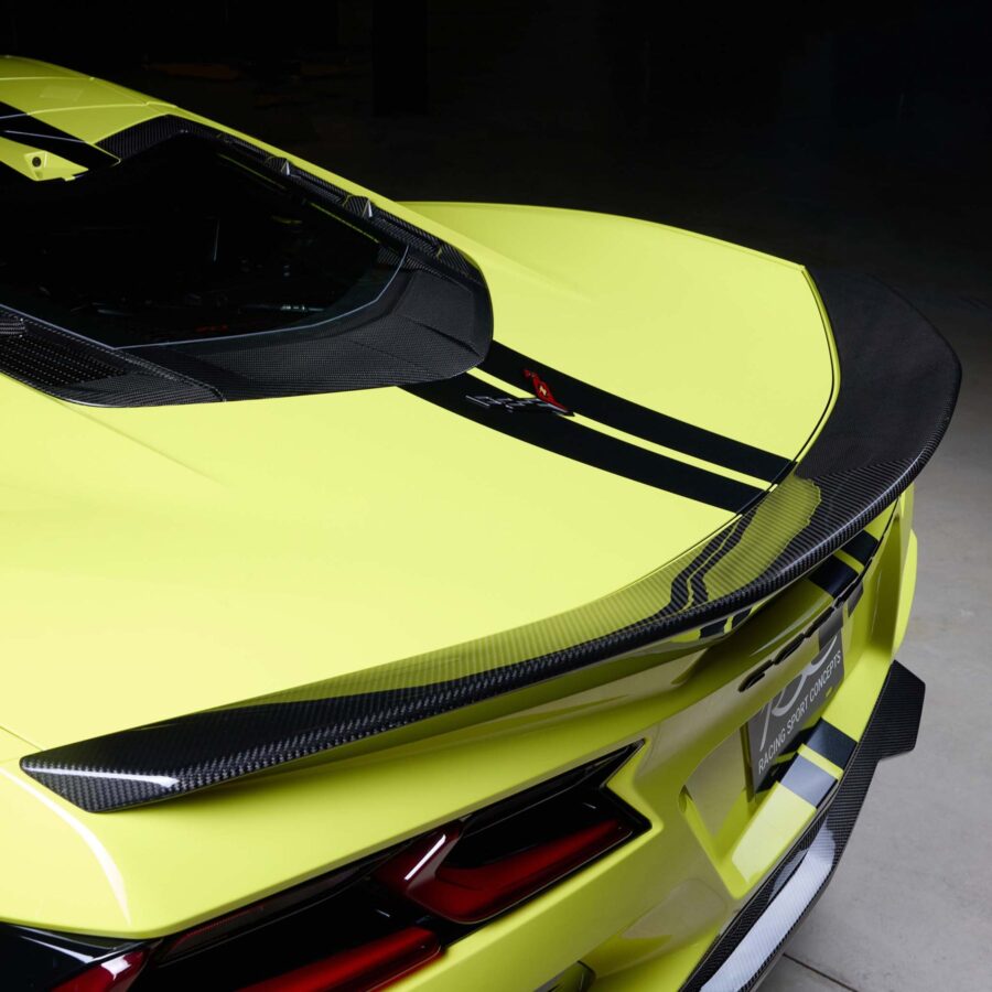 RSC 2023-2025 Chevrolet Corvette Z06 GTZ Carbon Fiber Ducktail Spoiler - Image 10