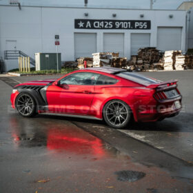 FFP Mustang S550 GTD Style Primed Black Front Side Vented Fenders for Mustang GT - Image 5