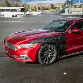 FFP Mustang S550 GTD Style Primed Black Front Side Vented Fenders for Mustang GT - Image 3