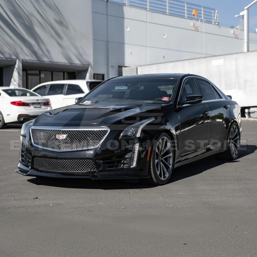 EOS 2016-2019 Cadillac CTS-V Front Splitter & Side Wheel - Image 4
