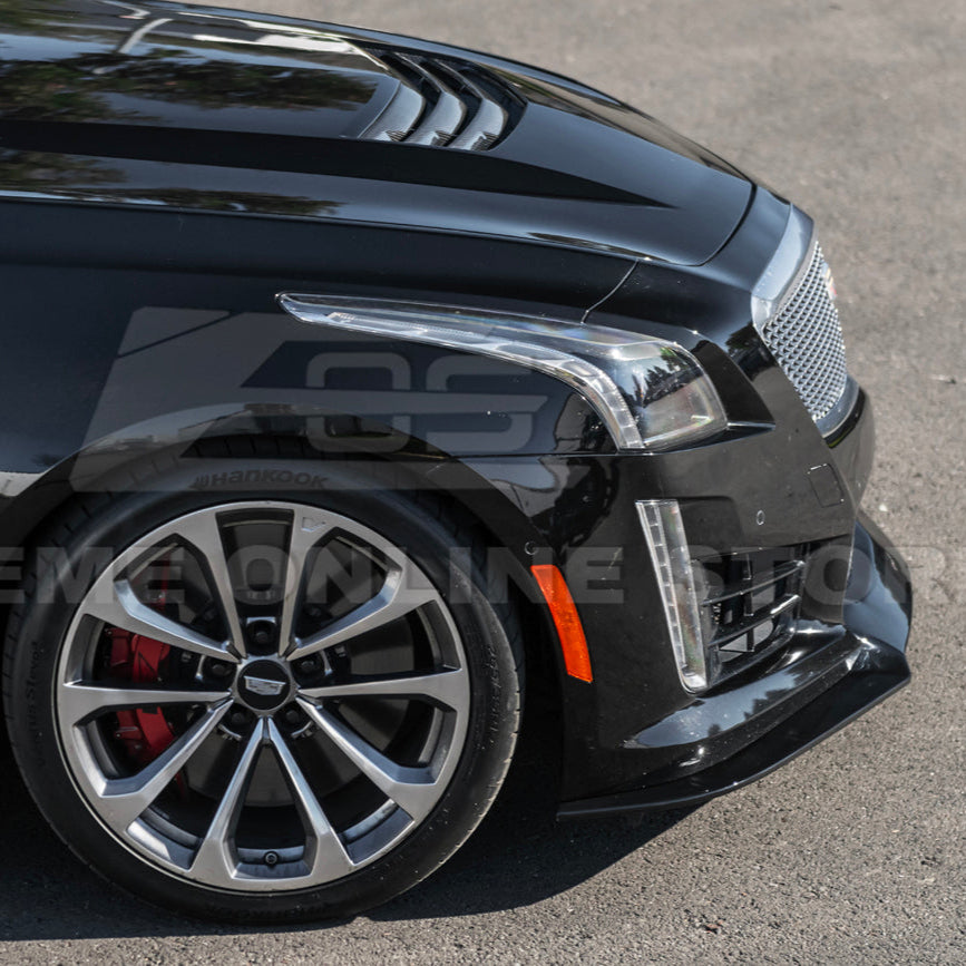 EOS 2016-2019 Cadillac CTS-V Front Splitter & Side Wheel - Image 11