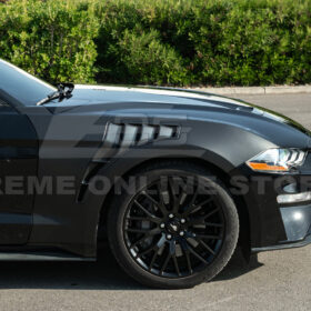 FFP Mustang S550 GTD Style Primed Black Front Side Vented Fenders for Mustang GT - Image 6