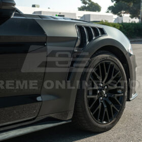 FFP Mustang S550 GTD Style Primed Black Front Side Vented Fenders for Mustang GT - Image 8