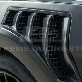 FFP Mustang S550 GTD Style Primed Black Front Side Vented Fenders for Mustang GT - Image 10