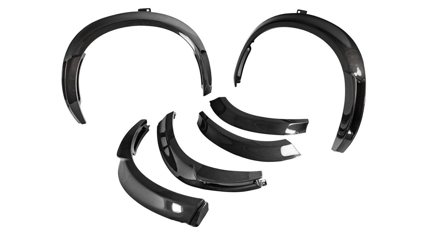 NOVITEC Carbon Wheel Arch Liner Set for Ferrari Purosangue