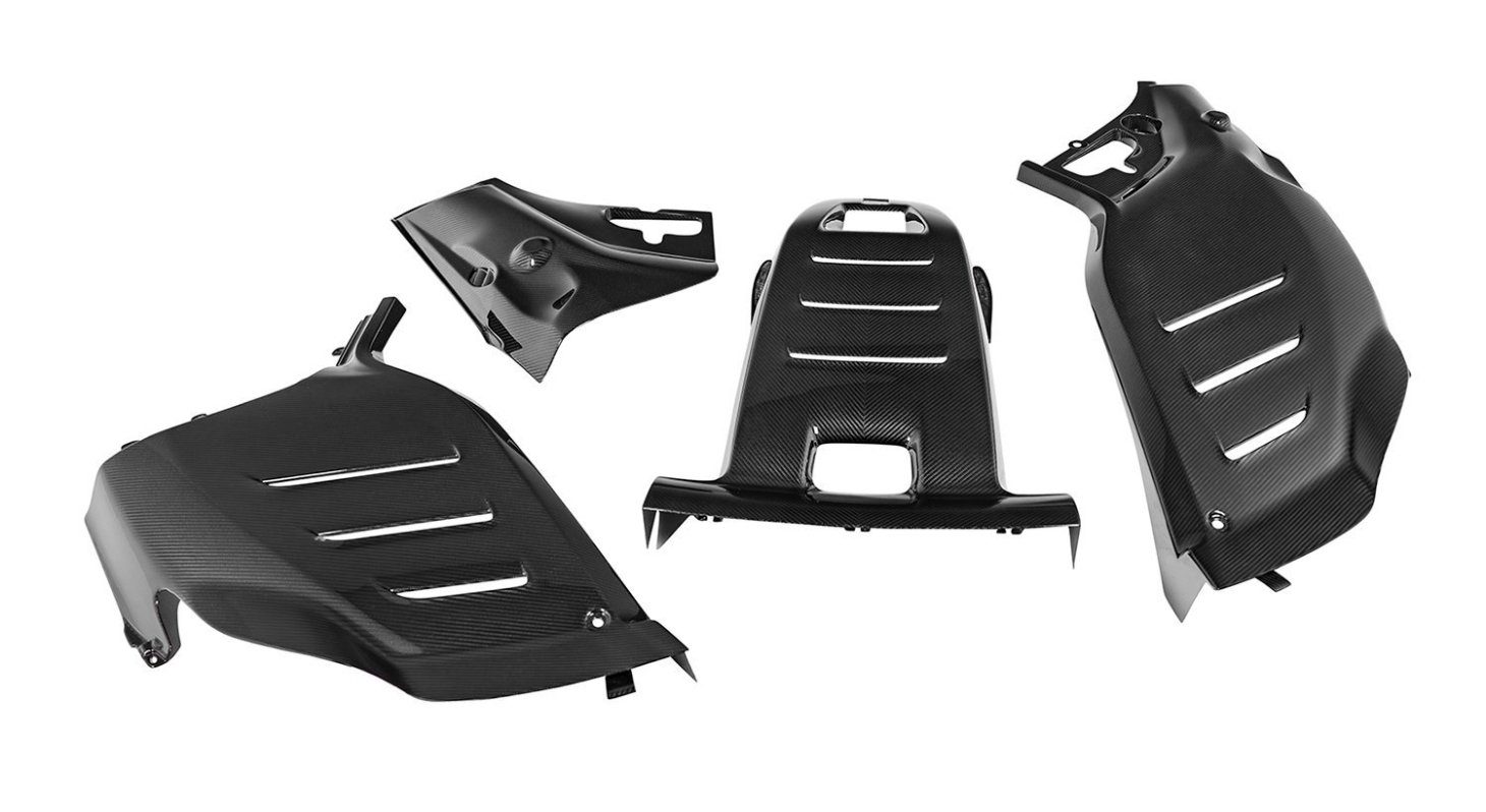 NOVITEC Carbon Engine Compartment Cover Set for Ferrari Purosangue