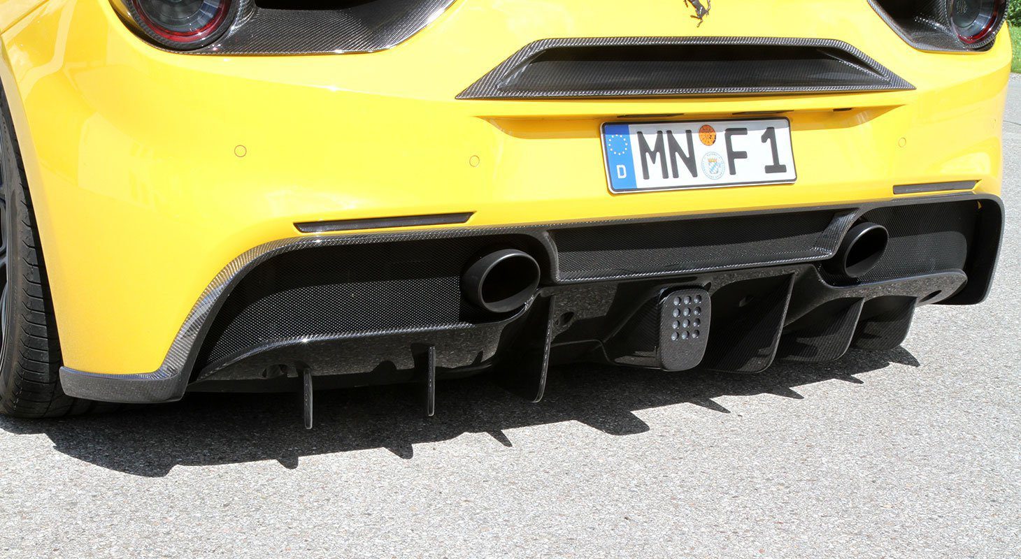 NOVITEC Rear Diffuser Attachment detail