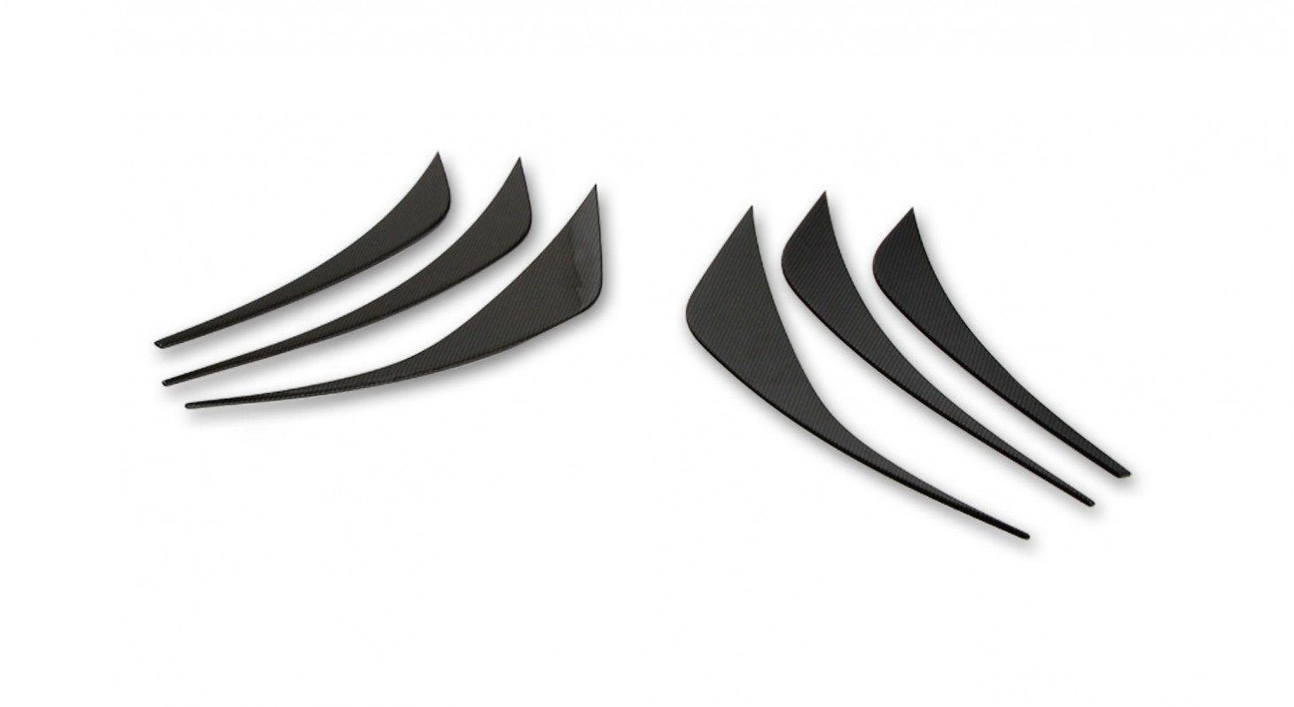 NOVITEC Carbon Rear Diffuser Fins for Ferrari 488