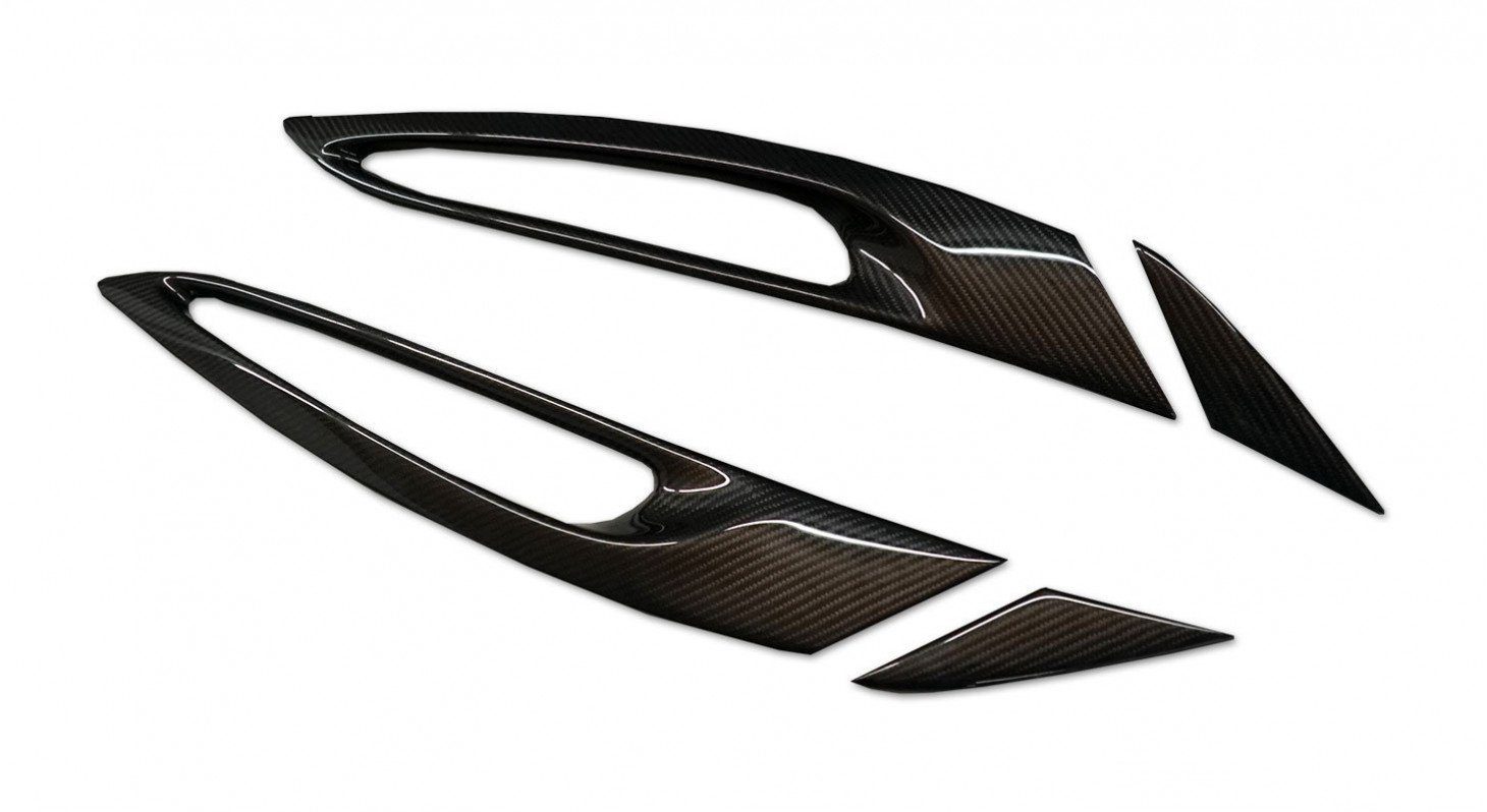 NOVITEC Carbon Engine Bonnet Air-Outlet Inserts