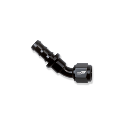-10 AN 45 Degree Female Push-Loc Fitting