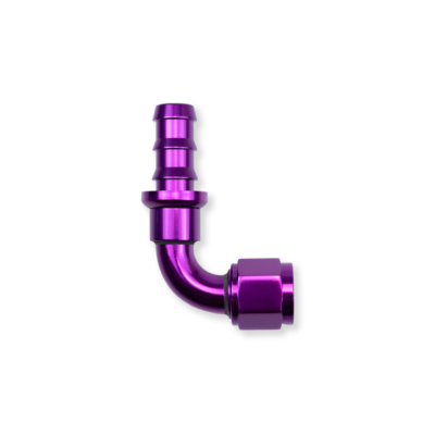 -10 AN 90 Degree Female Push-Loc Fitting