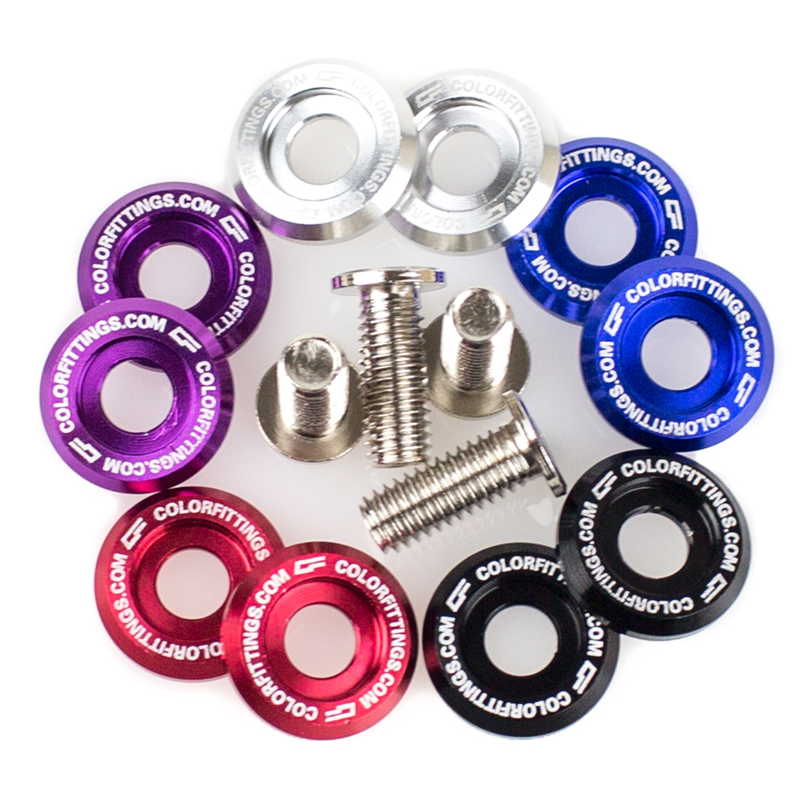 6pc Lowest Profile Beauty / Fender Washer Kit (M6)