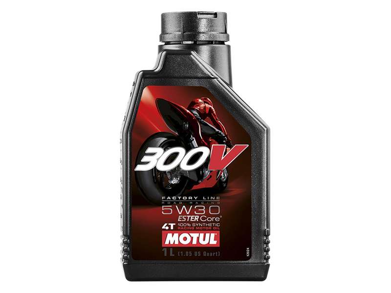 Motul Synthetic-Ester 300V Factory Line Road Racing 15W60 4L (Case of 4)