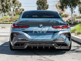 RW Carbon G14 G15 G16 SQ Style Carbon Fiber Rear Diffuser - Image 2