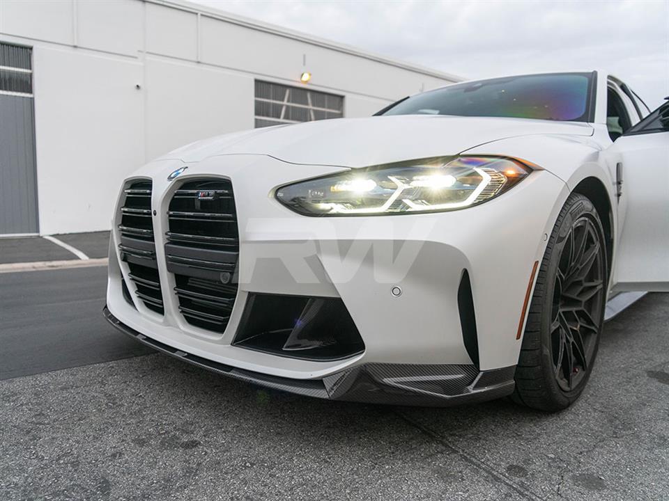 RW Carbon 2021-2026 BMW G8X M3/M4 Performance Style Carbon Fiber Front Lip - Image 13