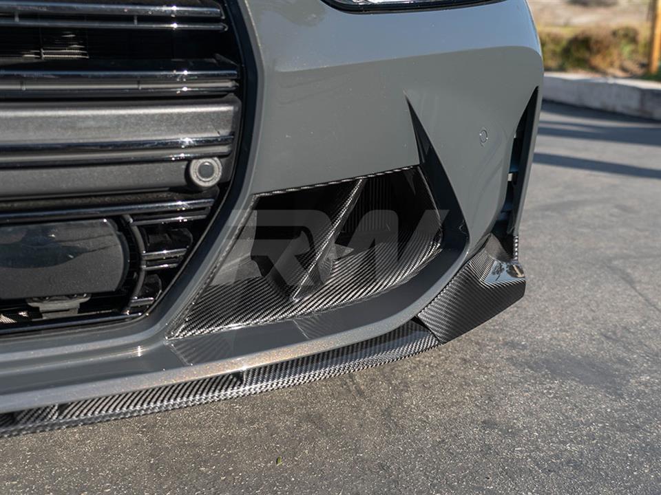 RW Carbon 2021-2026 BMW G8X M3/M4 Performance Style Carbon Fiber Front Lip - Image 16