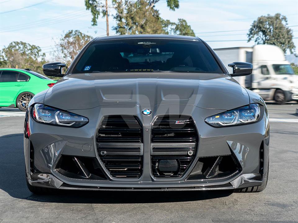 RW Carbon 2021-2026 BMW G8X M3/M4 Performance Style Carbon Fiber Front Lip - Image 17