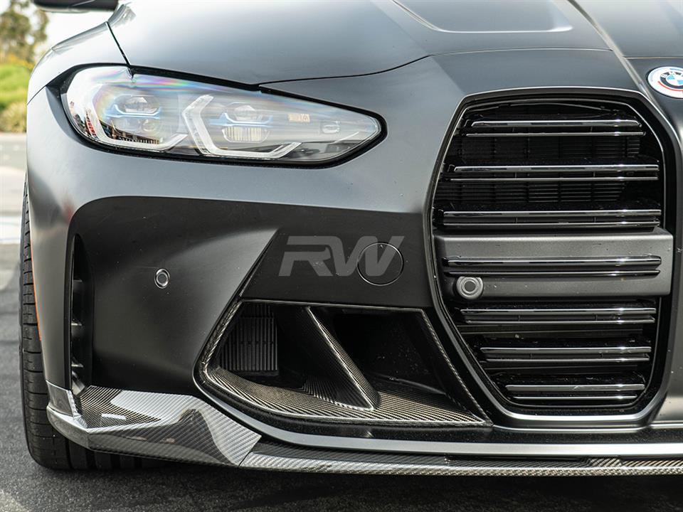 RW Carbon 2021-2026 BMW G8X M3/M4 Performance Style Carbon Fiber Front Lip - Image 18