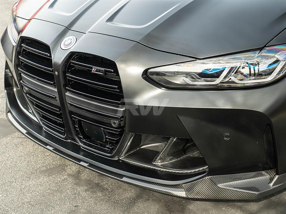 RW Carbon 2021-2026 BMW G8X M3/M4 Performance Style Carbon Fiber Front Lip - Image 20