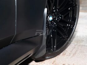 RW Carbon G90/G99 M5 Carbon Fiber Front Splash Guards for BMW M5 - Image 2