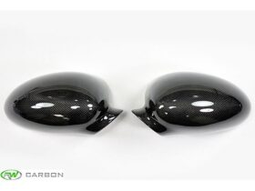 RW Carbon E46 M3 Carbon Fiber Replacement Mirror Covers for BMW M3 - Image 2